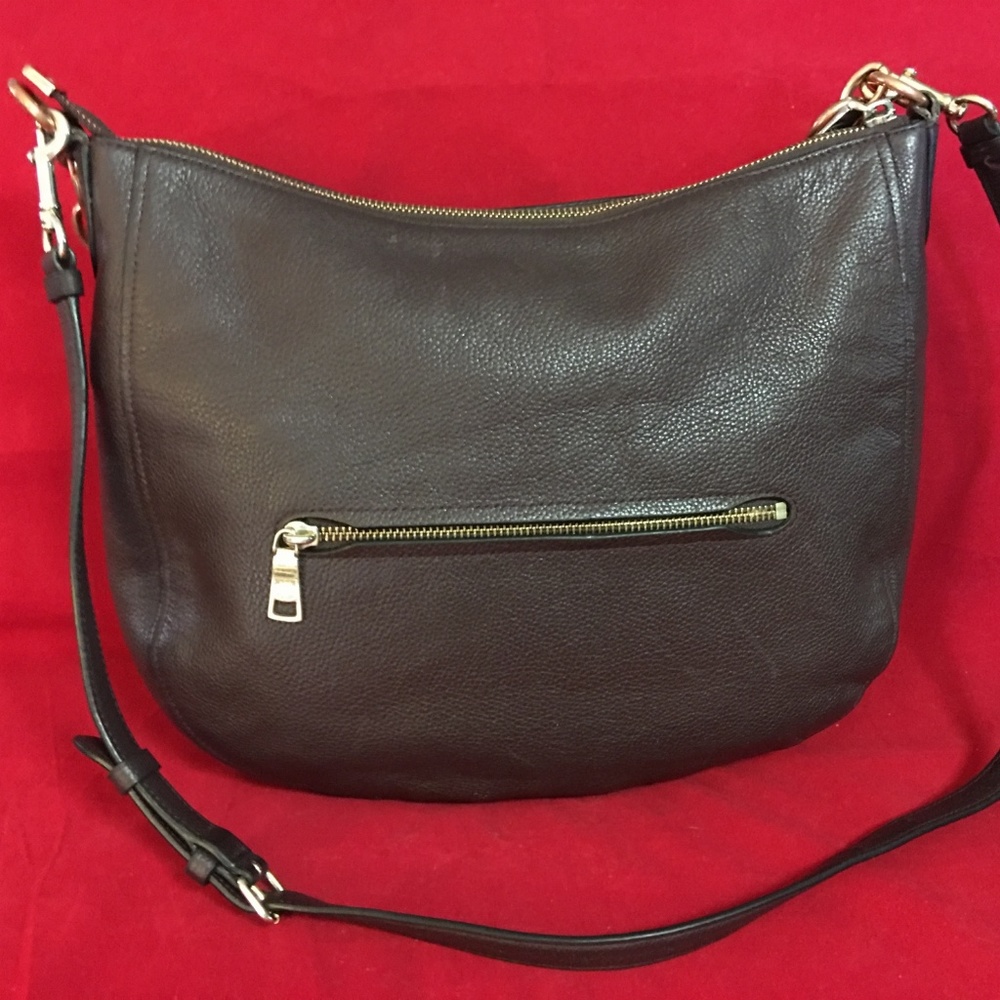 SOLD! COACH CHELSEA 32 Oxblood Brown Hobo XBody - Picture 5 of 8